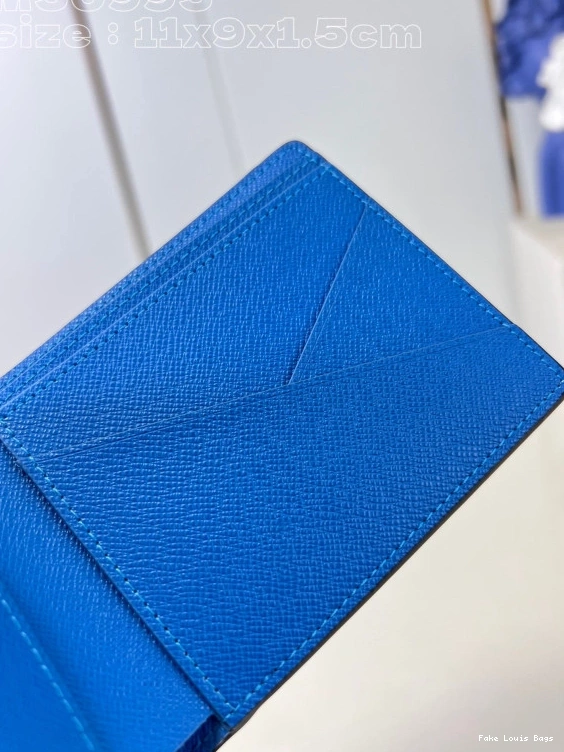 Rep ladies VUITTON WALLET-11.5-9-1.5cm LOUIS MULTIPLE 0809